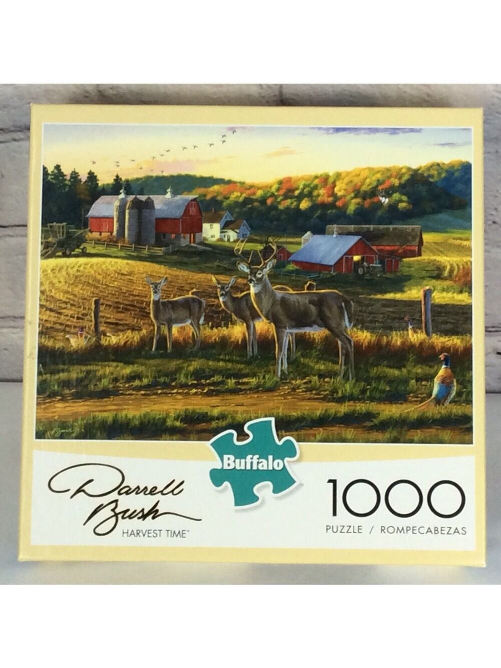 Buffalo Games "Harvest Time" by Darrell Bush 1000 Piece Jigsaw Puzzle